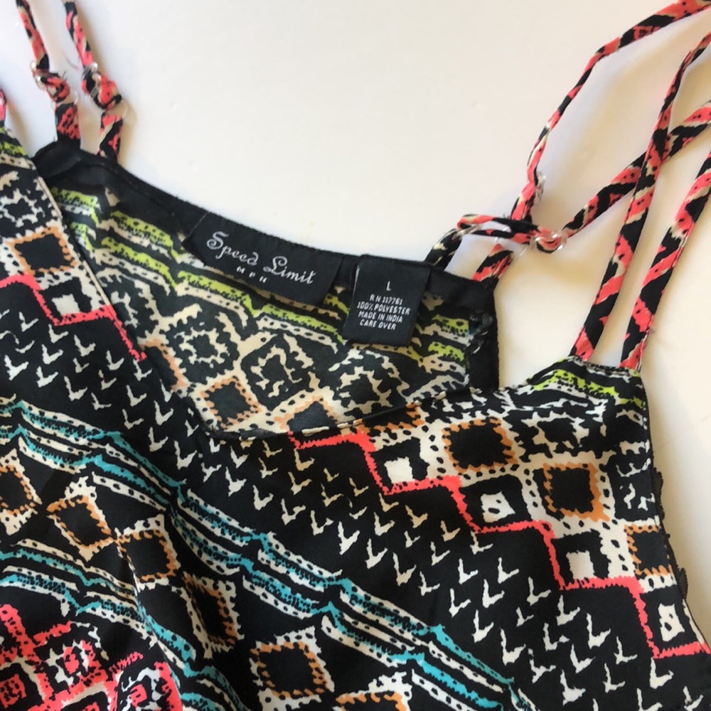 Speed Limit Pattern Dress - Picture 4 of 7